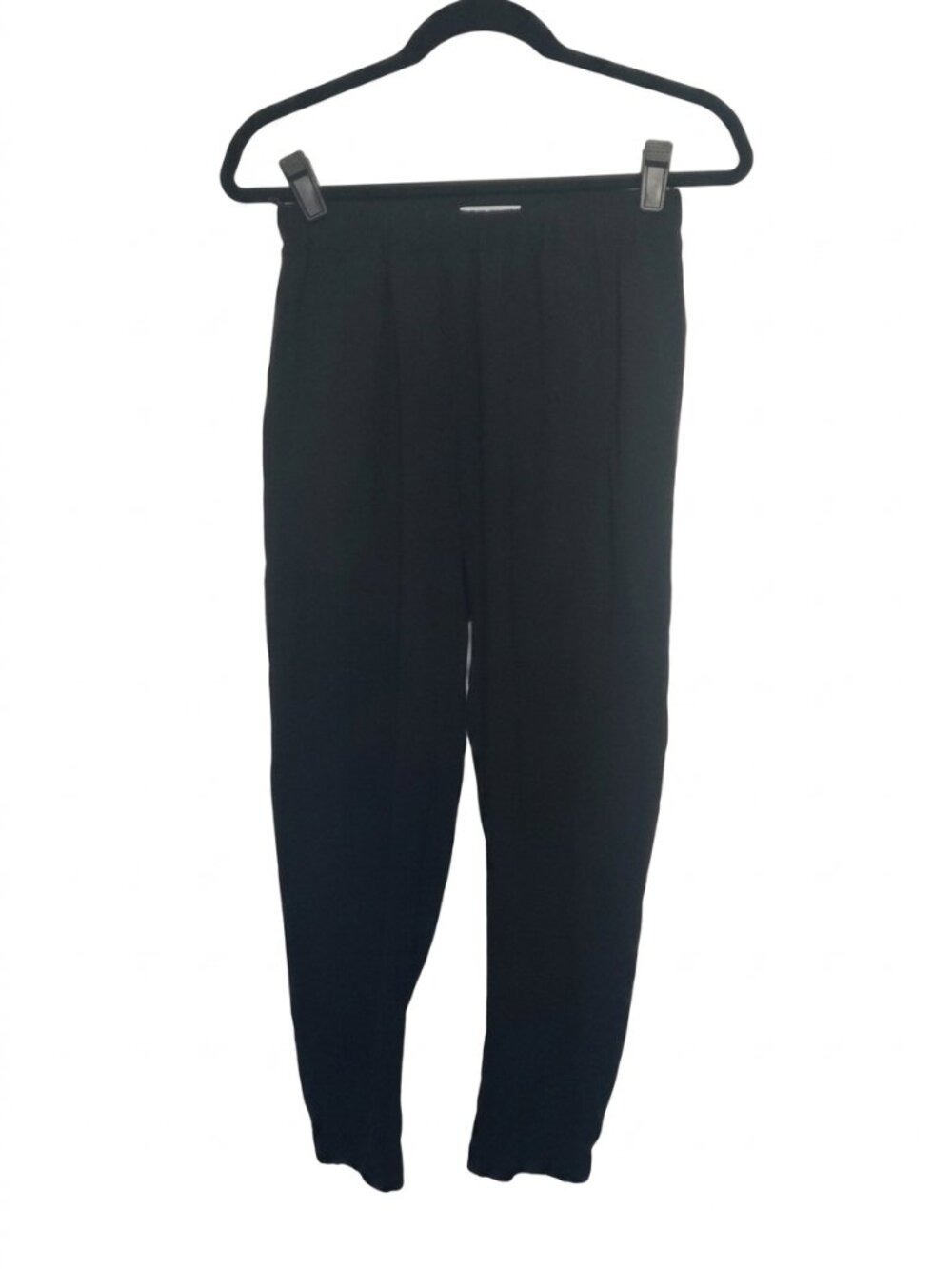 *Babaton Black High Waist Jogger Pants Cropped Ankle Stretch XS - Picture 2 of 8